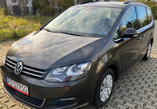 volkswagen sharan Volkswagen Sharan cena 44900 przebieg: 356780, rok produkcji 2014 z Poznań